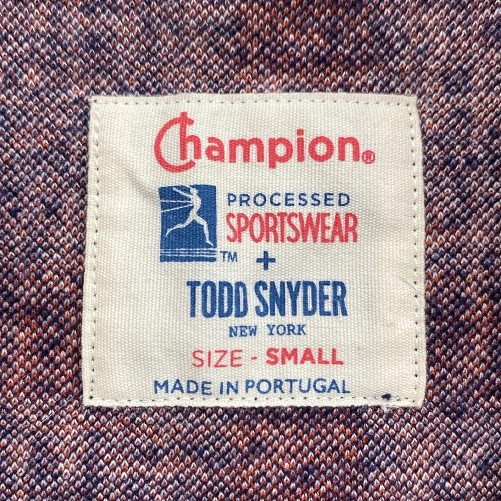 Champion x Todd Snyder Wool Blend Plaid Houndstooth Full Zip Track Jacket - Picture 14 of 16